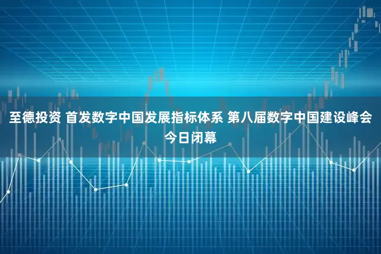 至德投资 首发数字中国发展指标体系 第八届数字中国建设峰会今日闭幕