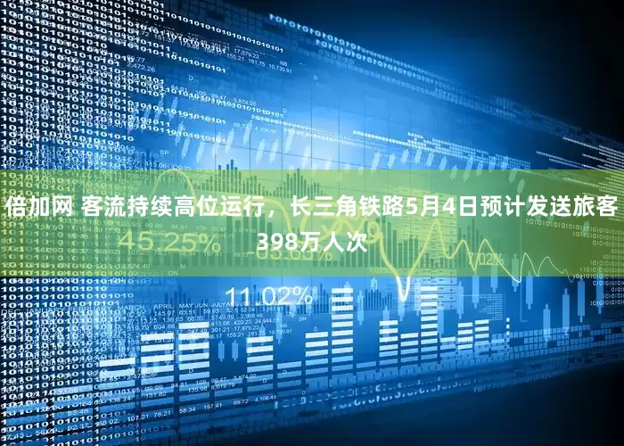 倍加网 客流持续高位运行，长三角铁路5月4日预计发送旅客398万人次